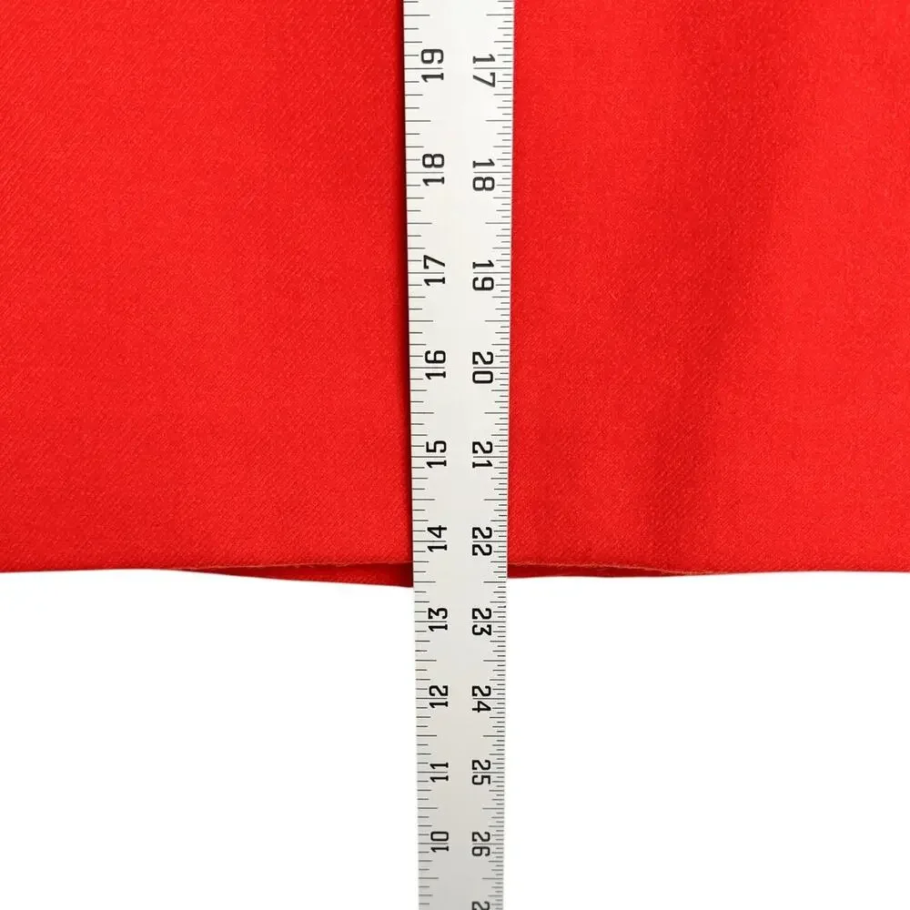 J. Crew 100% Wool Classic Preppy Lined Straight‎ Knee Length Pencil Skirt Sz 8